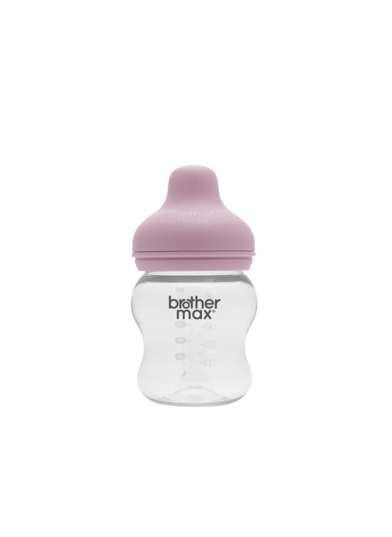 Brother Max Plastic Wide Neck Bottle 160Ml-Pink