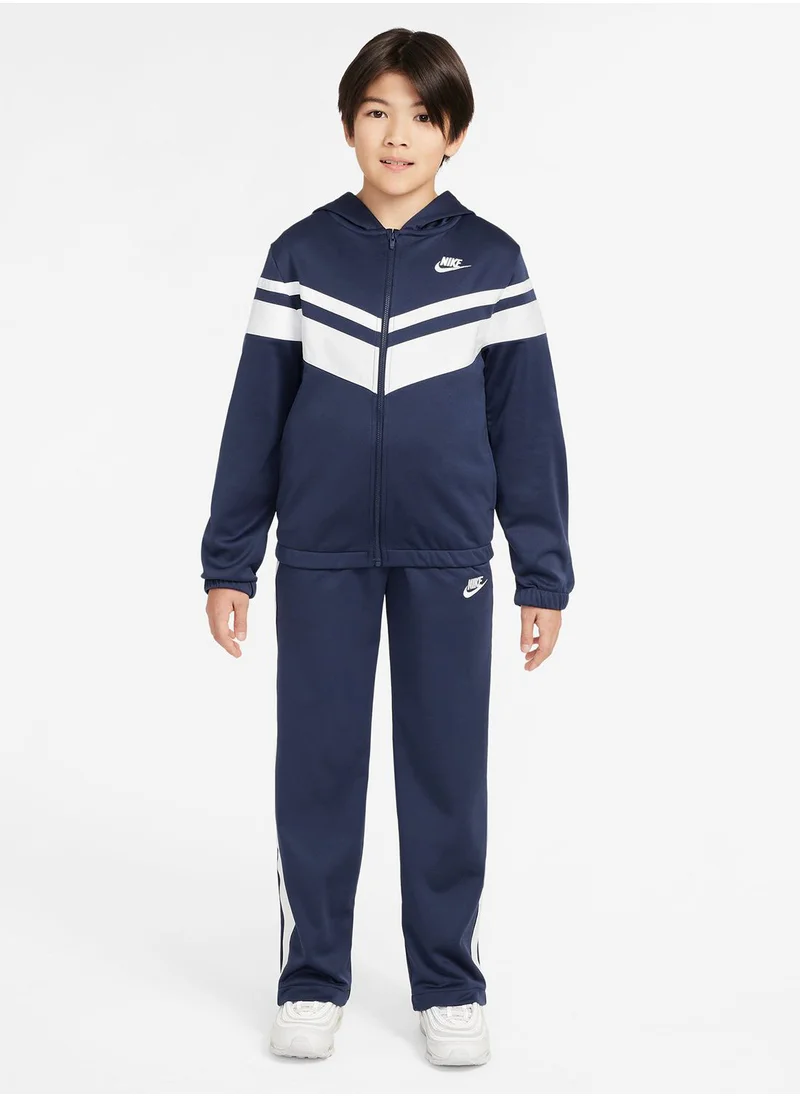Nike Kids Dri-Fit Mixed Material Track Suit