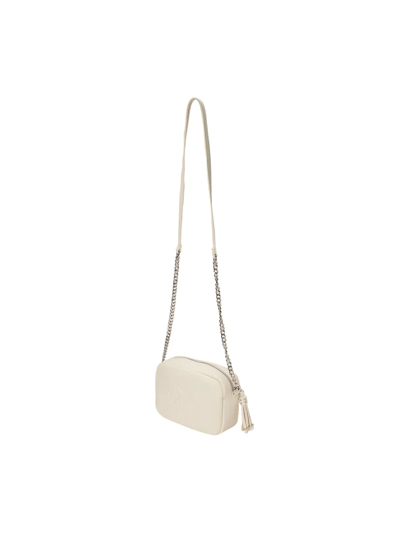 Bata Embossed Crossbody Bag