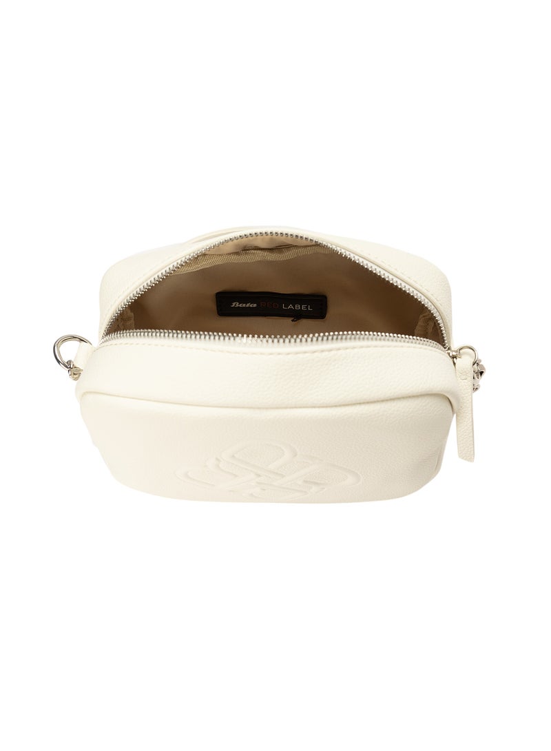 Bata Embossed Crossbody Bag - Image 4
