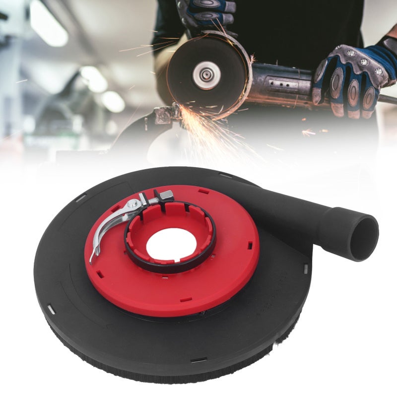Angle Grinder Dust Shroud 230mm: Safe Reliable Efficient Filtration Dust Free Polishing Surface Grinding Dust Shroud - Easy Installation Angle Grinder Accessory for Stone Concrete Grinding Professiona - Image 2