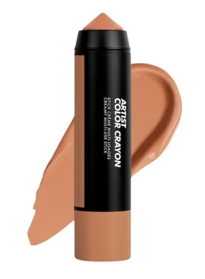 MAKE UP FOR EVER Artist Color Crayon Waterproof Multi-Use Stick 7g – Shade 414 Sunny Tawny – Warm Tan – Longwear, Blendable, Multi-Use Eye, Cheek & Face Crayon - Image 1