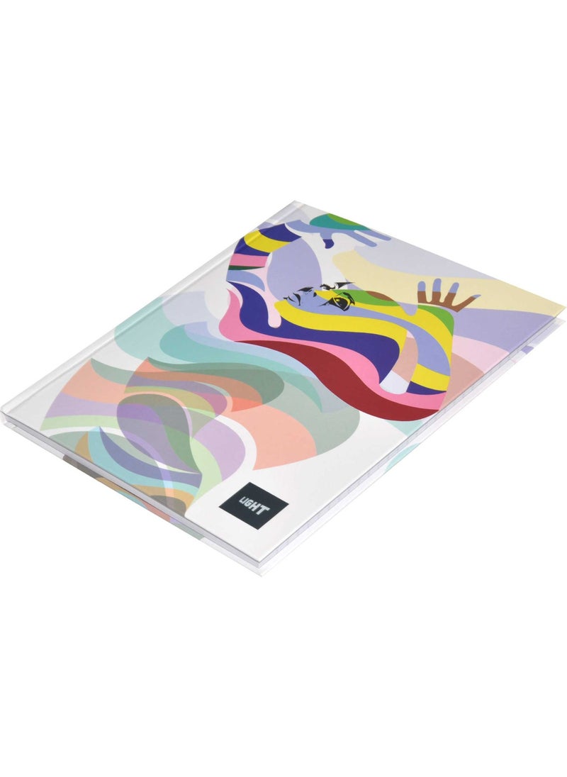 Light FIS LIGHT Pack of 5 Hard Cover Notebook Single Line, 10X8 Inches (25.4 X 20.32 Cm), 100 Sheets -LINB1081702  - Image 4