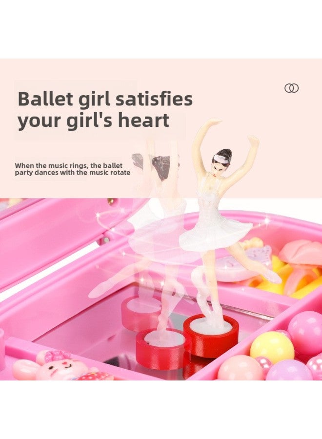 2024 Music Box Music Box Girl Dancing Ballet Girl Rotating Princess Dancing Children Birthday Gift-Color:White Handbag Music Box - Image 5