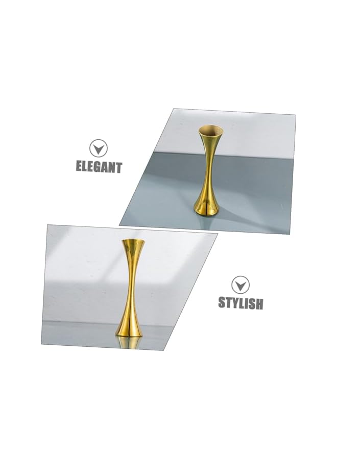 The Bros Elegant Metal Flower Vase for Weddings Stylish Centerpiece Table Decor Unique Decorative Vase for Home for Special Events and Floral Arrangements - Image 5