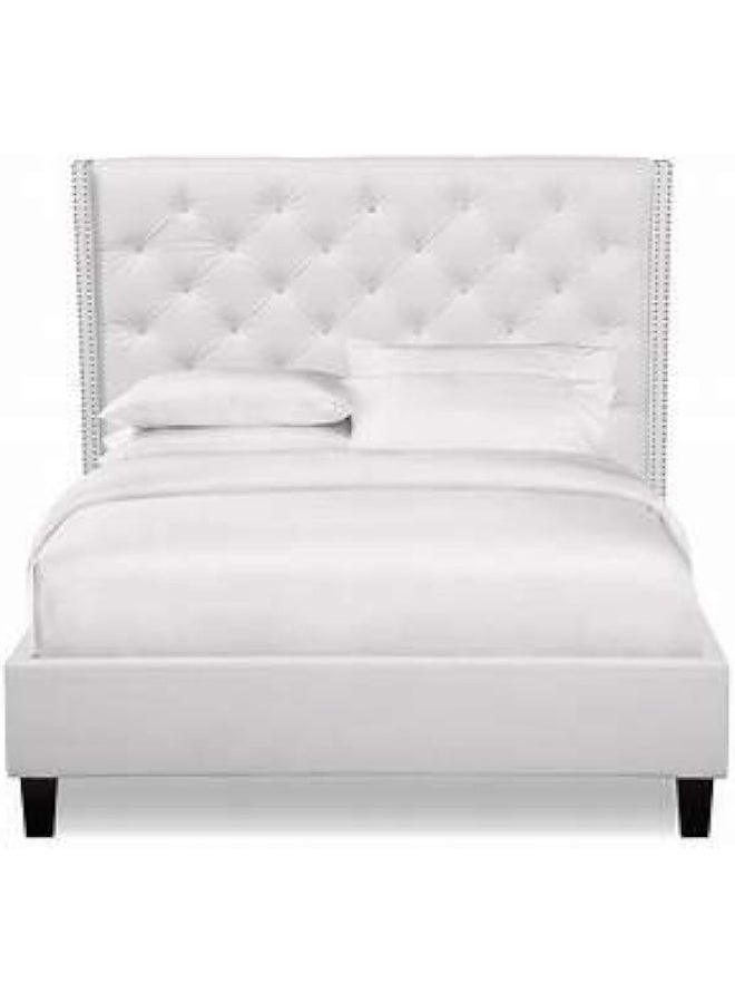 R2R FURNITURE Snow White Queen Size Bed With Mattress
