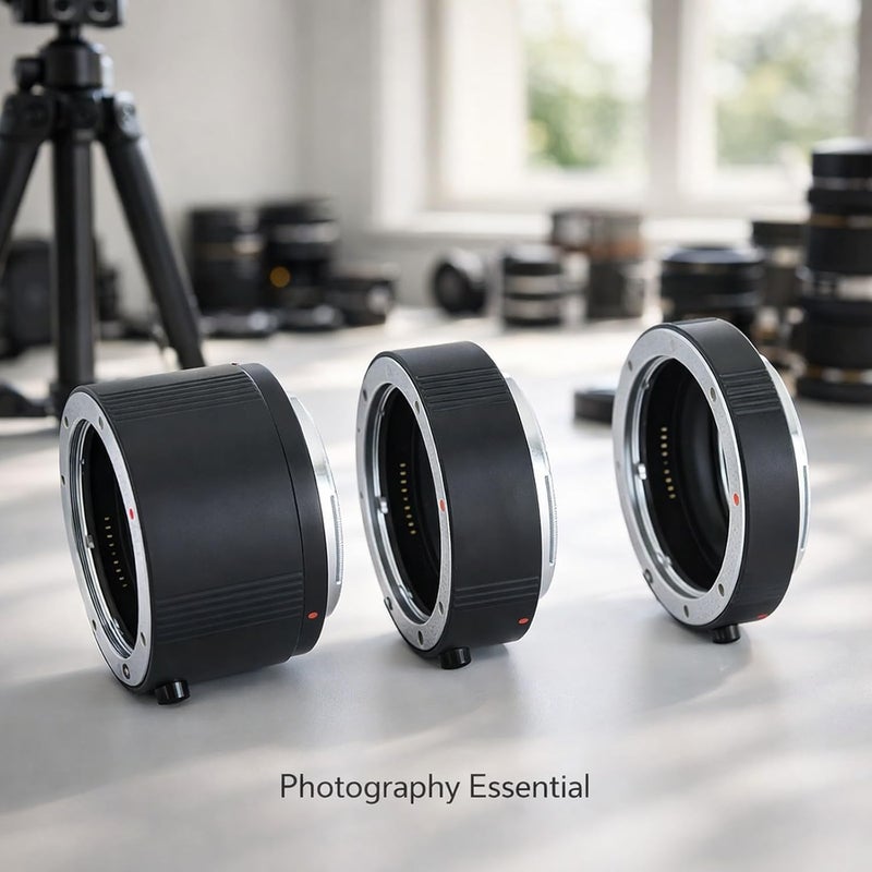 Macro Extension Lens Set 13mm 20mm 36mm for - S Lens, Auto Focusing, Metal Construction - Adjustable Magnification, Tripod Compatible, Ideal for Close - Up Photography - Image 2