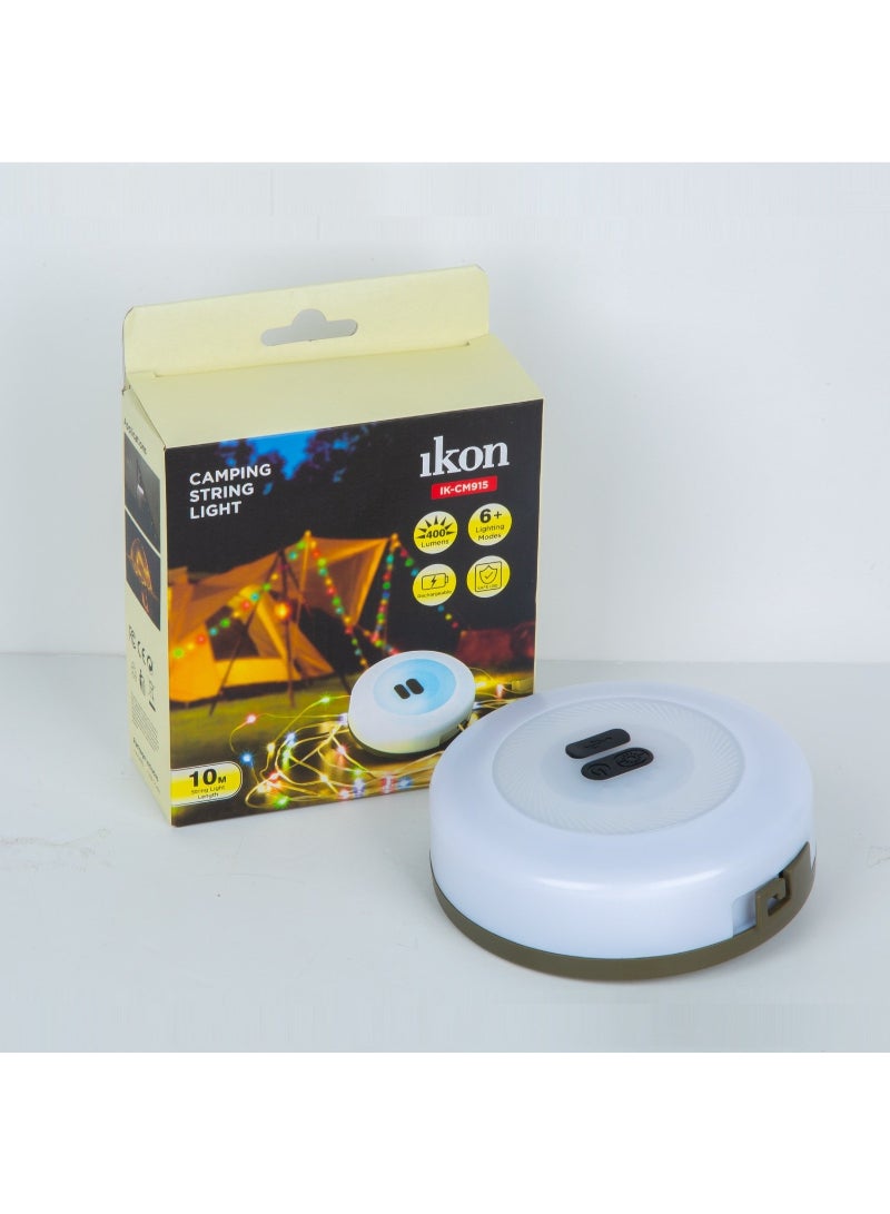 Ikon Rechargeable Camping String Light IK-CW915, Multicolor