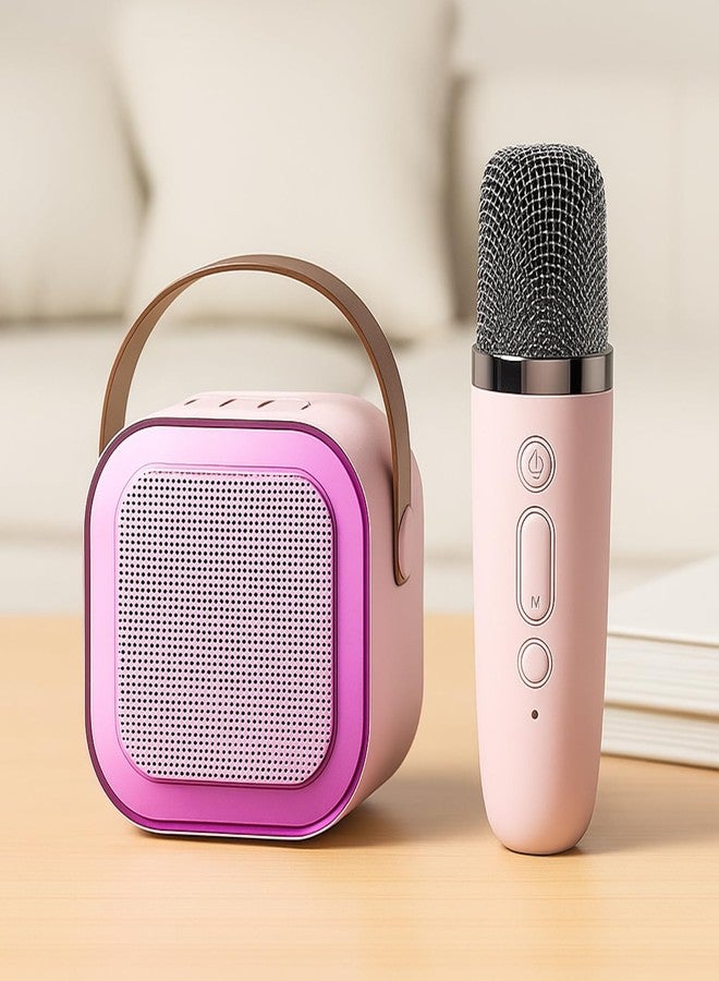 Lynacz® Portable Speaker with Karaoke Mic - High Volume Sound, Powerful Bass & Light Effects for Parties, Celebrations & Home Singing - Image 2