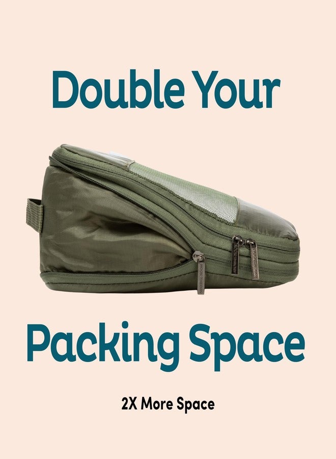 Nook Theory 6-Pack Large Compression Packing Cubes for Travel - Lightweight Compression Packing Cube Set, Water-Resistant Luggage Organizer Bags & Suitcase Organizers, Travel Cubes for Carry-On, Checked Luggage - Image 3