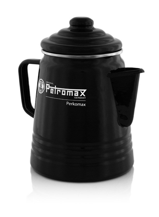 Petromax Tea and Coffee Percolator, Use Indoor/Outdoors for Home Kitchen or Campfire, Enameled Steel Coffee and Tea Pot Brews to Your Taste, 5-6 Cup Capacity, Black - Image 4