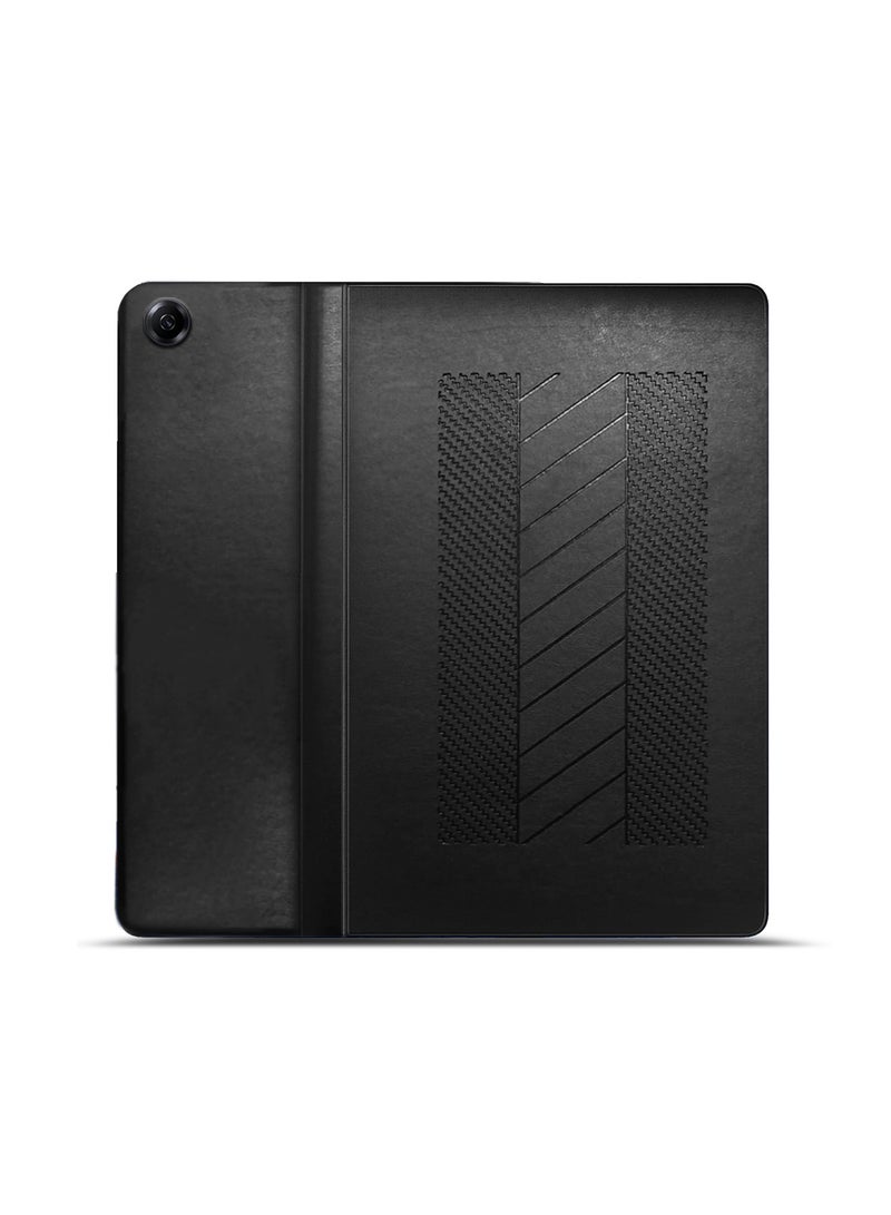 BYTER Classic PU Leather Trifold Stand Flip Case Cover For Samsung Galaxy Tab A9 4G 2023 (X110, X115) 8.7 Black - Image 3