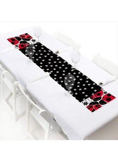 Big Dot of Happiness Happy Little Ladybug Petite Baby Shower Or Birthday Party Paper Table Runner 12 X 60 Inches  - Image 2