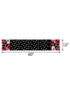 Big Dot of Happiness Happy Little Ladybug Petite Baby Shower Or Birthday Party Paper Table Runner 12 X 60 Inches  - Image 4