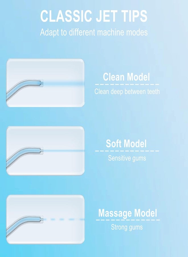 FUNSEE Replacement Heads for Onlyone Water Flosser, Only Compatible Onlyone FC5090 Water Flosser Replacement Tips Oral Irrigator Jet Tip(5 Classic Jet Tips) - Image 5