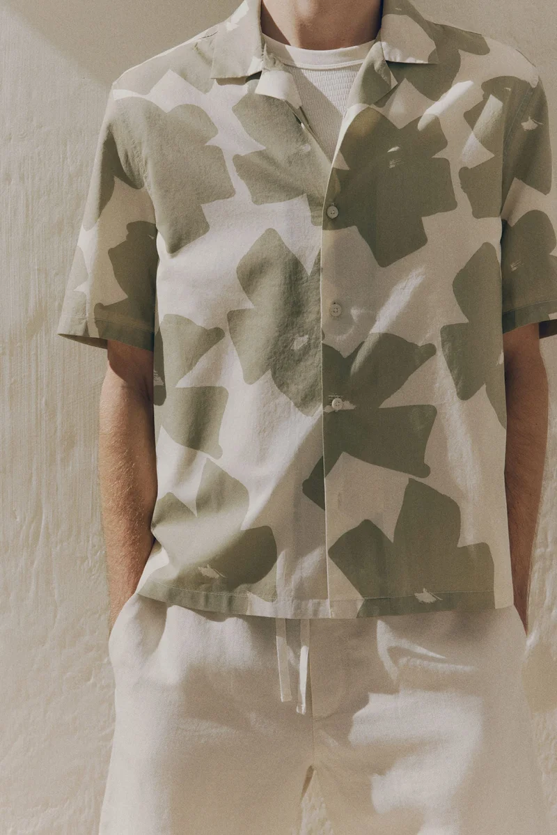 H&M Regular Fit Cotton resort shirt