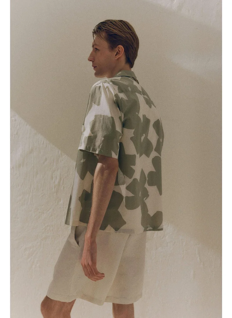 H&M Regular Fit Cotton resort shirt