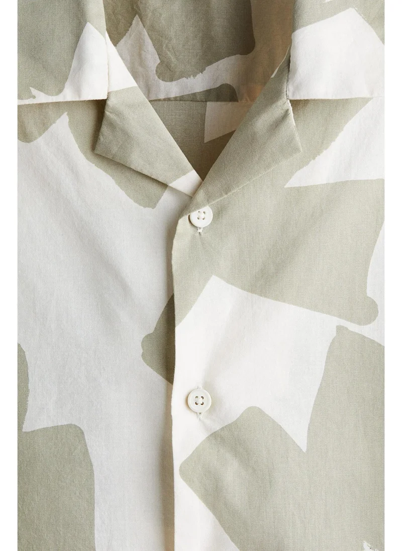 H&M Regular Fit Cotton resort shirt
