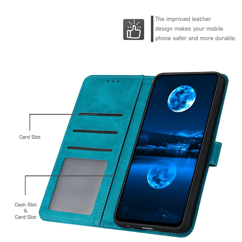 HuHa Protective Cover For Nothing Phone 2a / 2a Plus Solid Calf Texture Flip Leather Phone Case(Green) - Image 5
