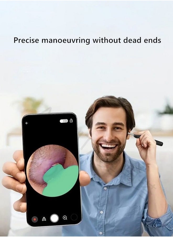 Beauenty - Wireless High-definition Visual Silicone Soft-head Ear Pick, Extended Ear Wax Remover, Ear Cleaner Tool with LED Light & Endoscope - Image 1