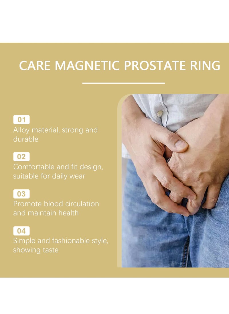 Houkea 2-Piece Healthy Blood Regulator Ring for Men  - Image 5