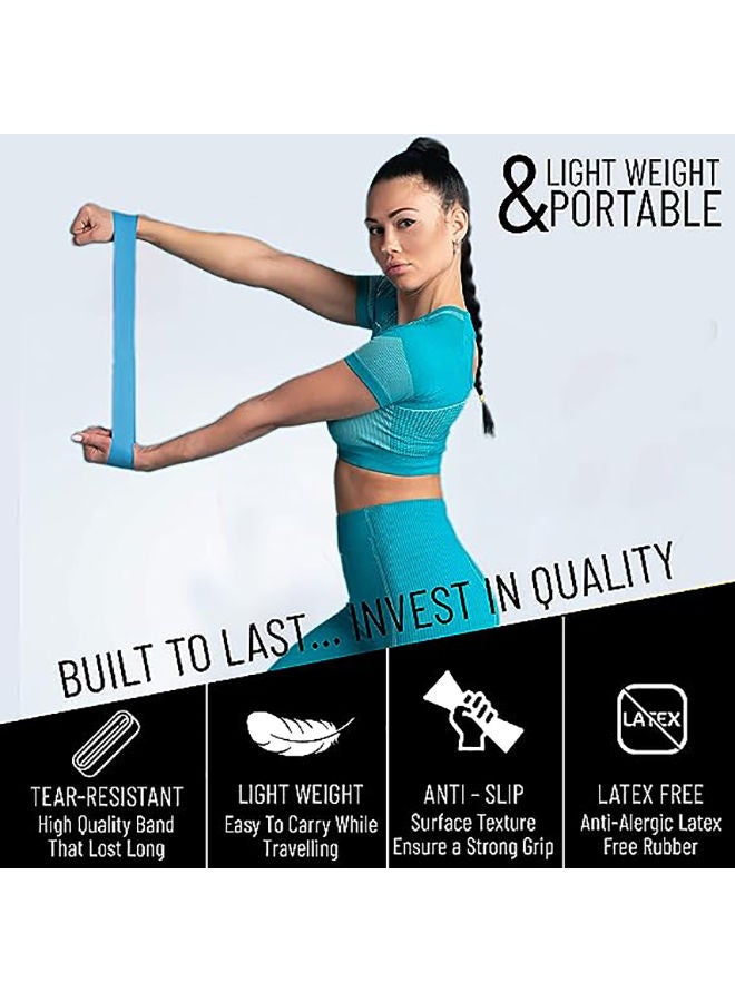 anythingbasic. Aerobic Heavy Resistance Band – 1200mm x 150mm x 0.6mm | Natural Latex | Stretch Band for Yoga, Workout & Home Exercise  - Image 2