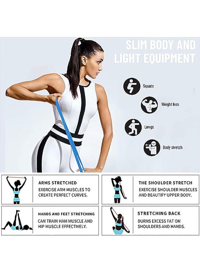 anythingbasic. Aerobic Heavy Resistance Band – 1200mm x 150mm x 0.6mm | Natural Latex | Stretch Band for Yoga, Workout & Home Exercise  - Image 4