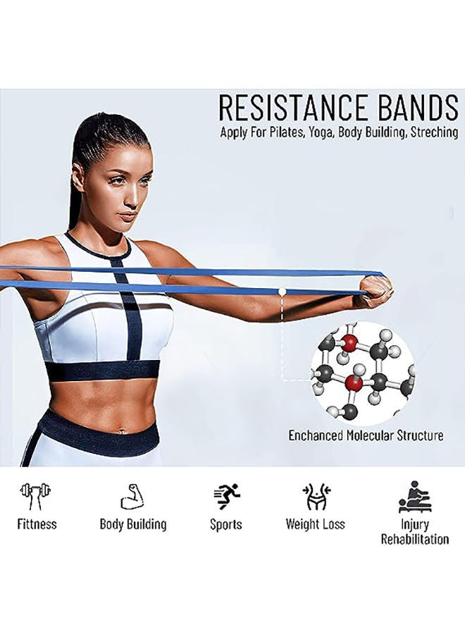 anythingbasic. Aerobic Heavy Resistance Band – 1200mm x 150mm x 0.6mm | Natural Latex | Stretch Band for Yoga, Workout & Home Exercise  - Image 3