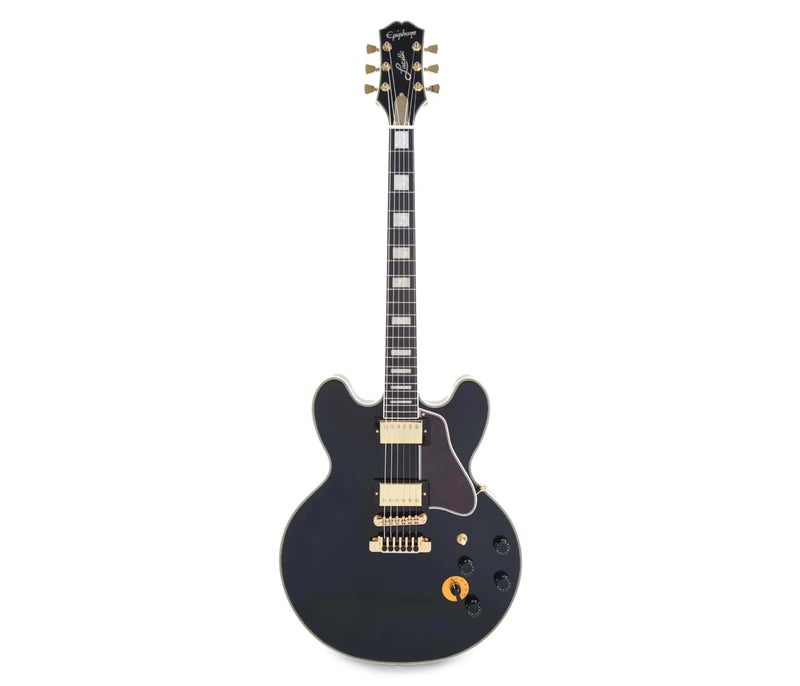 Epiphone IGBBKEBGH3 Artist B.B. King Lucille Semi-Hollowbody Electric Guitar - Black - Image 2