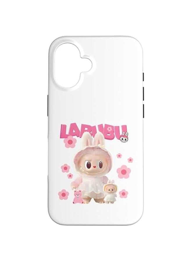 Arabest Funny Labubu Lover Cute Labubu The Monsters Pink Case for iPhone 16 - Image 1