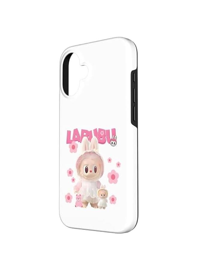 Arabest Funny Labubu Lover Cute Labubu The Monsters Pink Case for iPhone 16 - Image 2