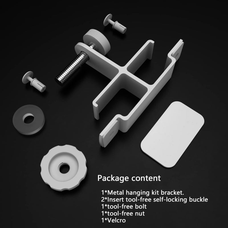 Zwolf Hang Mount Bracket For Myq Chamberlain Smart Garage Control (Myq-G0401-Es) , No Drilling, Damage-Free Installation , With Hook And Loop For Garage Door Sensors - Image 5