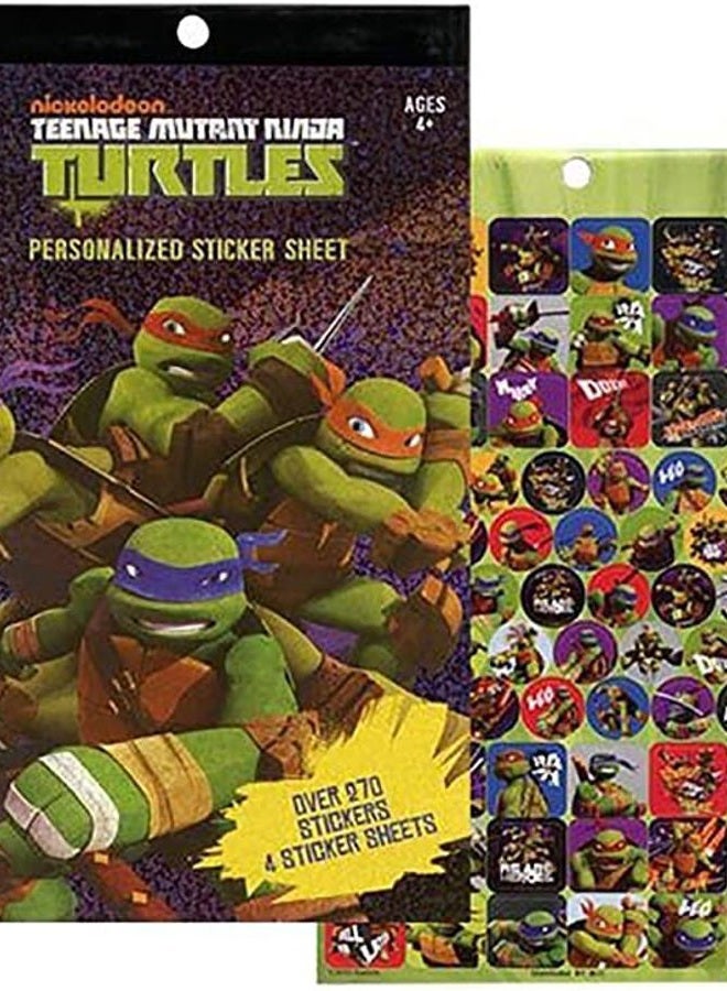 nickelodeon دفتر ملصقات سلاحف النينجا المراهقين - أكثر من 270 ملصق TMNT - Image 2