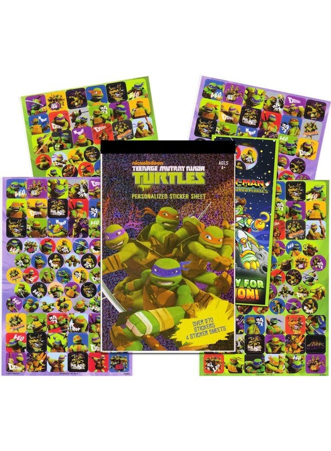 nickelodeon دفتر ملصقات سلاحف النينجا المراهقين - أكثر من 270 ملصق TMNT - Image 1