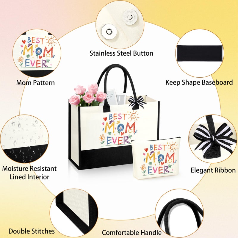 DOGMEM Mom Birthday Gifts Ideas Basket for Moms Mama Mother from Daughter Son Child, Mothers Day Birthday Gift for Moms, New Mom Gifts - Image 3