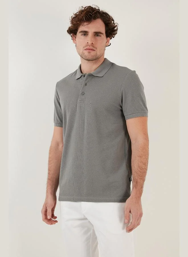 Buratti  Buratti Cotton Regular Fit Button-Down Polo Collar T-Shirt Men's POLO COLLAR T-SHIRT 5902127 for Men | Best Price UAE