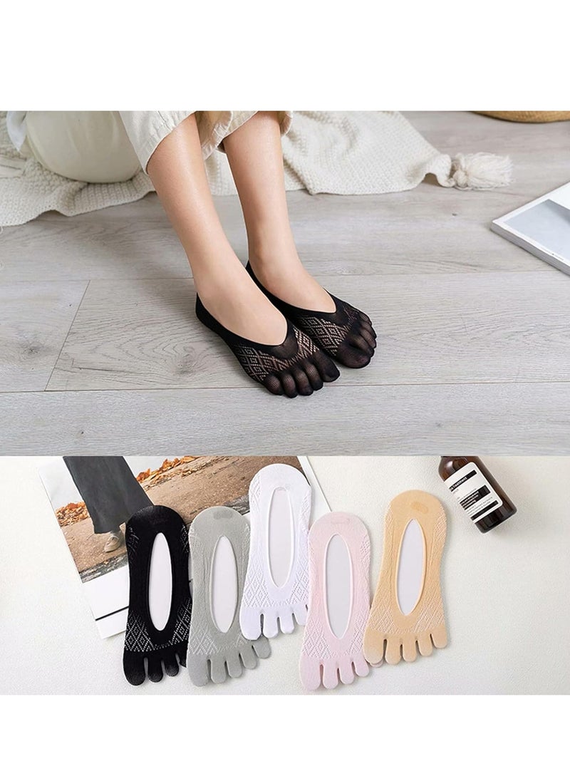 5 Pairs Sock Align Toe Socks for Bunion, Yoga Socks Women Running Socks.