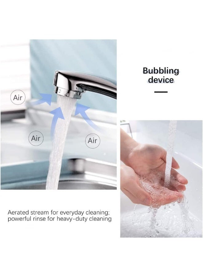 Biella Chrome-Plated Brass Sink Mixer With 360Ã‚Â° Rotating Kitchen Faucet Low Spout Designed For Hot And Cold Water - Image 4