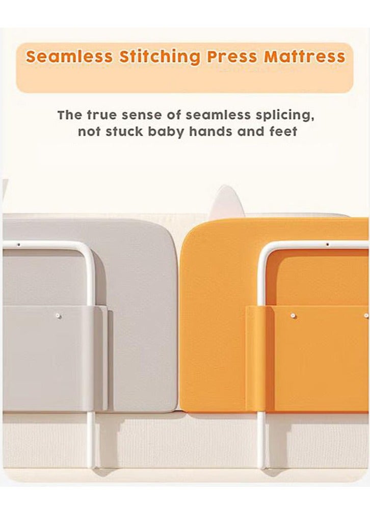Arabest 3 Piece Baby Bed Rail Guard for Toddlers, Kids Safety Bed Fence Baby's Bedrail, Easy to Get in or Out of Bed with Mattress Support, Free Combination and Adjustable Height, 60cm  - Image 4