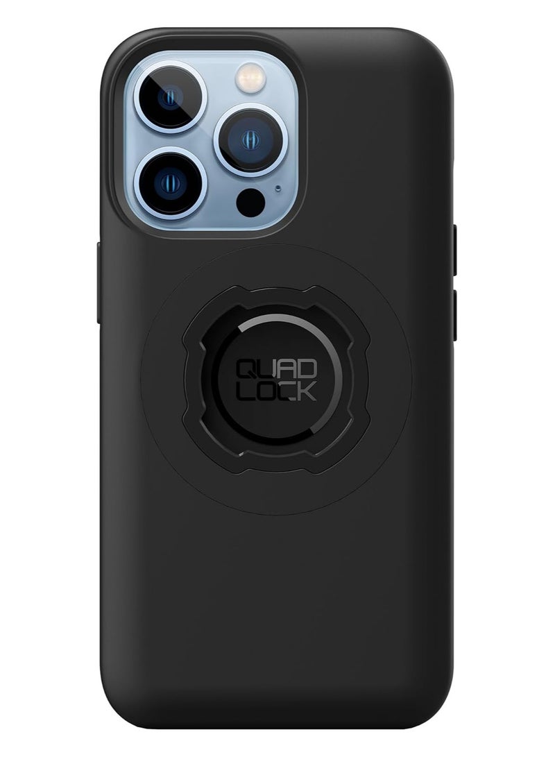 جراب رباعي القفل MAG لجهاز iPhone 13 Pro باللون الأسود