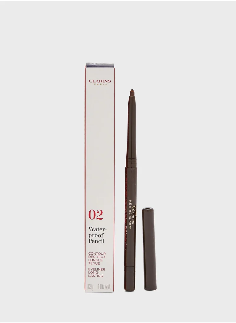 CLARINS Waterproof Eye Pencil - 02 Chestnut