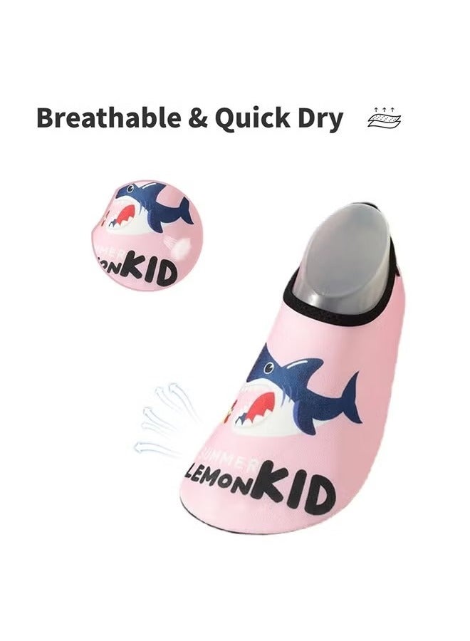 Unewshi Swimming Water Shoes Kids for Girls Boys Outdoor Quick Dry Barefoot Aqua Socks for Sport Beach Swim Surf - Image 3