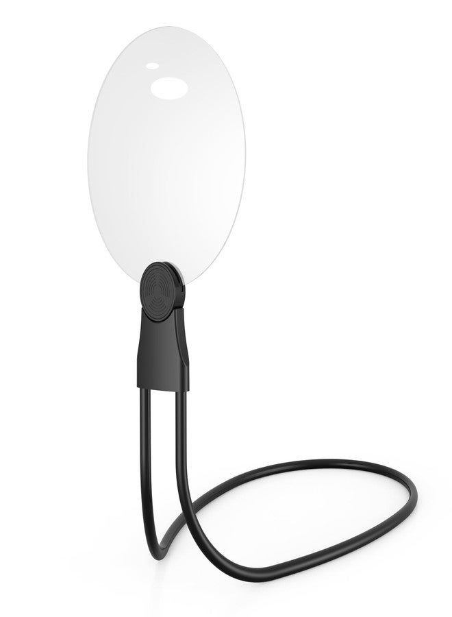 IMICHI Hands Free Magnifying Glass, 5.1 Inch 5X Magnifying Glass for Reading with Stand, Neck-Worn Large Magnifier for Seniors, Perfect for Reading Books, Sewing, and Cross-Stitching FDJ-Y-US-01-V4 - Image 1