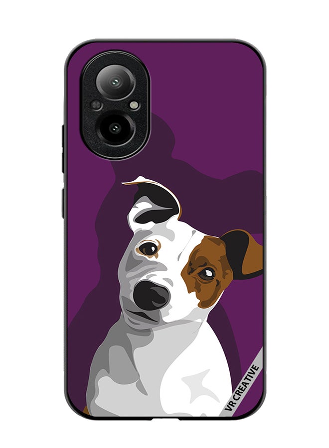 VR CREATIVE Protective Case Cover For Realme C67 4G Dog Design Multicolour - Image 1