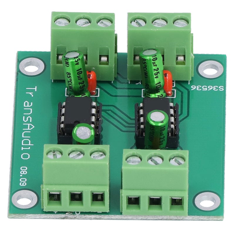 Converter Board DRV134PA Unbalanced to Balanced Low Distortion Dual Channel Stereo Conversion Board - Image 1
