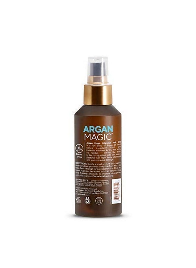 ARGAN MAGIC - Rgan Magic Defining Curl Cream & Hair Cream Oil Combo Pack Enhances Waves & Curls Adds Definition ; Restores Manageability ; Adds Silky Glossy Shine ; Made In Usa ; Paraben Free (8.5 Oz / 4 Oz) - Image 1