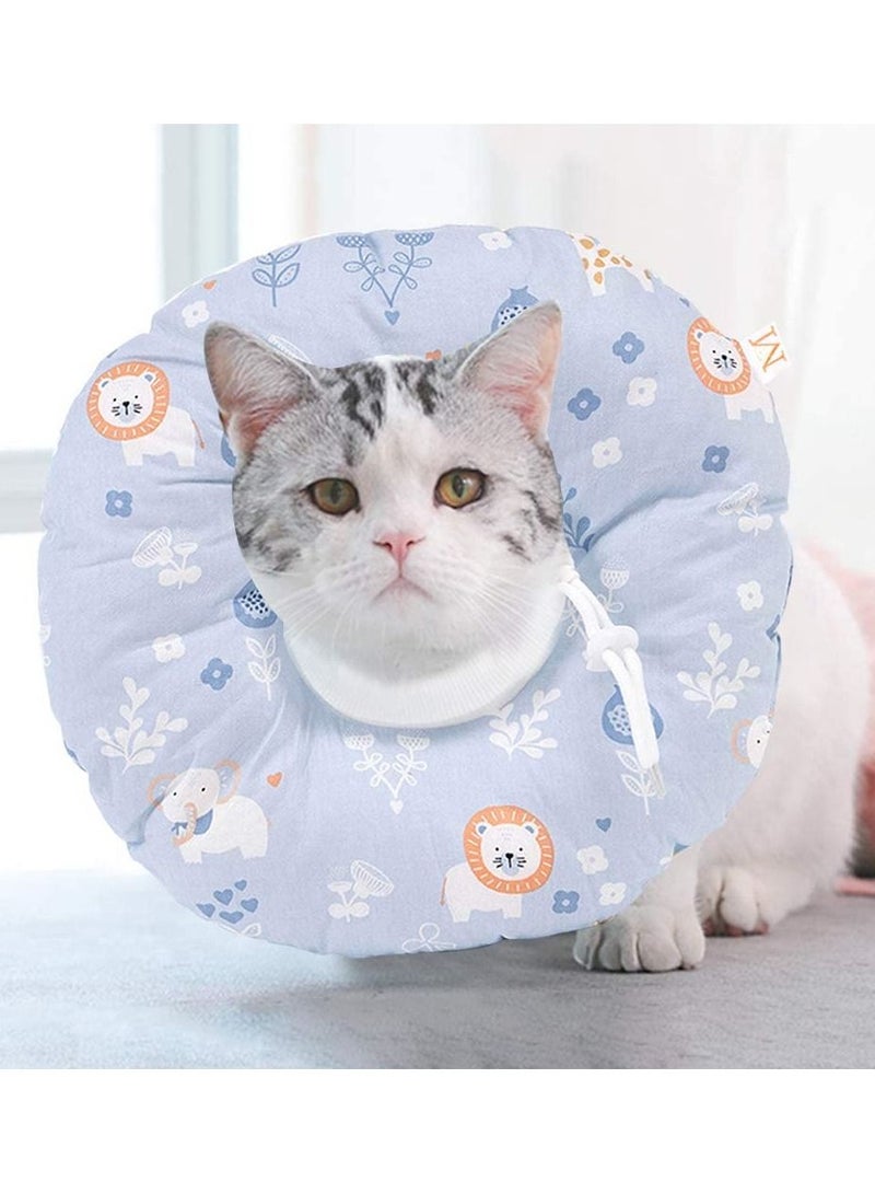 KASTWAVE Pet Postoperative Protection Collar, Kitten Puppy Adjustable 16-29cm Elizabeth Ring Anti-Lick Anti-Bite Protective Cover Surgery Recovery Soft Collar for Dog Cat  - Image 4