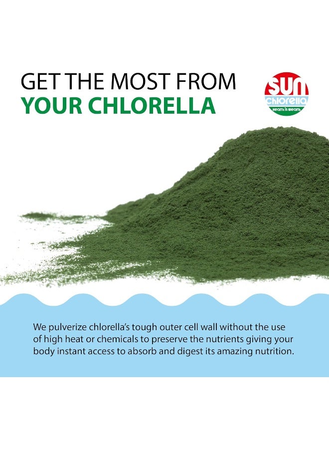 Sun Chlorella Powder Green Algae Superfood Supplement - Image 5