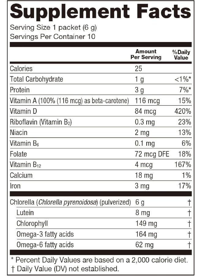 Sun Chlorella Powder Green Algae Superfood Supplement - Image 2