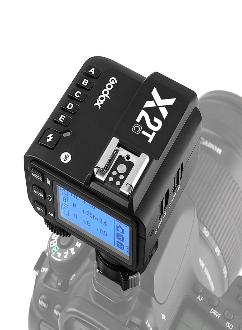 Godox X2T-C E-TTL II Wireless Flash Trigger 1/8000s HSS 2.4G Wireless Trigger Transmitter Replacement for Canon DSLR Camera for Godox V1 TT685C TT350C V860II-C TT600 AD200 AD200Pro for Smartphone - Image 2